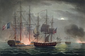 Capture of La Desiree, July 7th 1800, from 